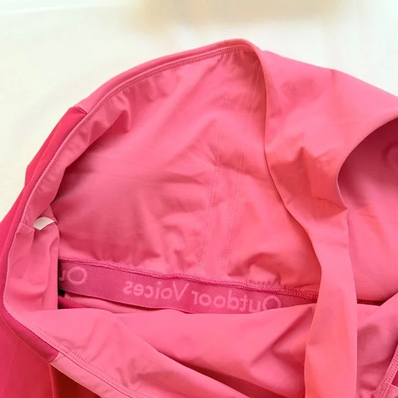 Outdoor Voices One Shoulder Dress Azalea/Ruby XL NWT - Picture 5 of 9